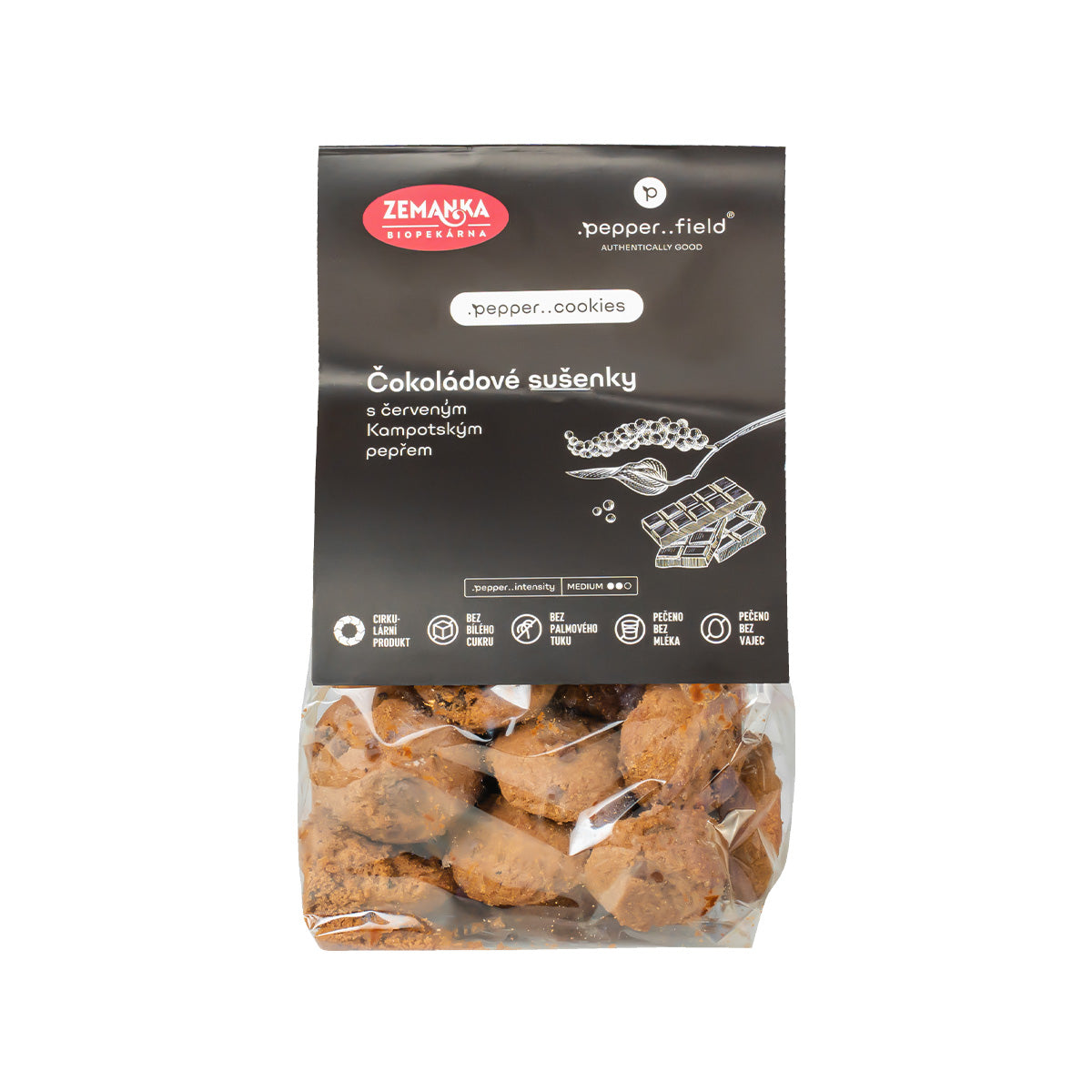 .Pepper..cookies - chocolate biscuits with red campot pepper